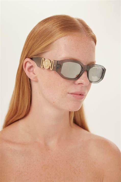 versace biggie sunglasses grey